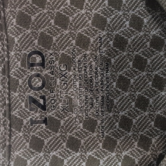 IZOD Pattern Polo Shirt - Picture 3 of 4